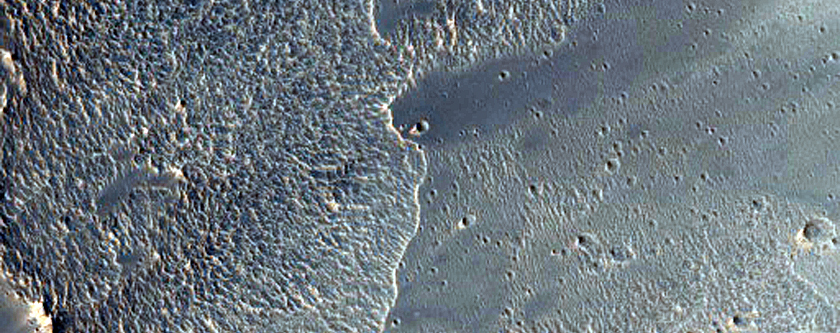 Lagen en breuklijnen in Candor Chasma