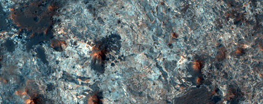Potentiel site datterrissage pour ExoMars dans Mawrth Vallis