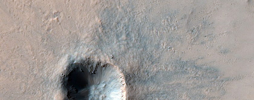 Crater in Sinus Sabaeus Region