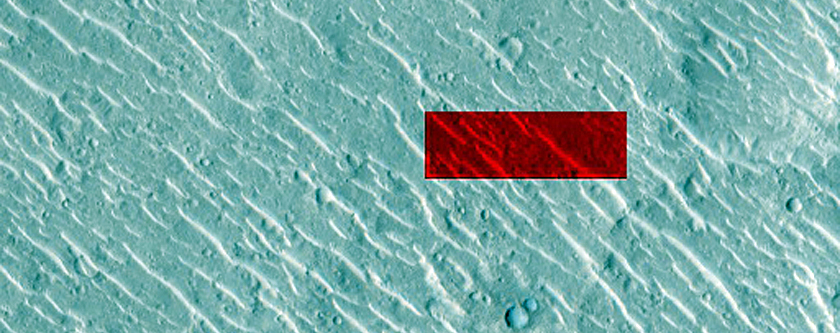 Ветровые полосы или поля вторичных кратеров