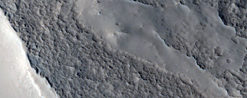 Layers in Valley South of Moreux Crater