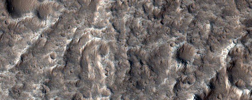 Southwest Flank of Olympus Mons