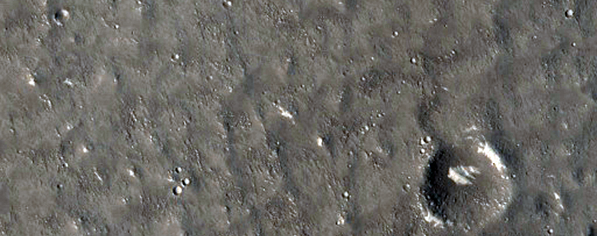 Scarps in Utopia Planitia