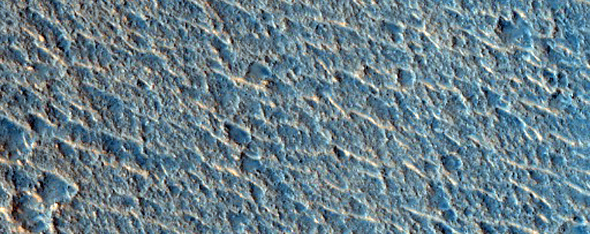 Scarp in Kasei Valles
