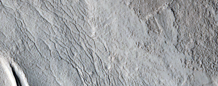 Ridge and Valley Terrain in Ismeniae Fossae
