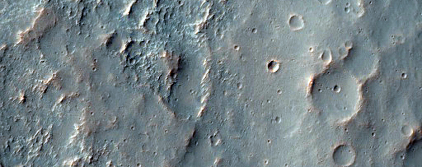 Fan on Crater Floor
