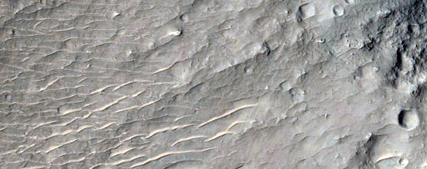 Impact Crater in Amenthes Region
