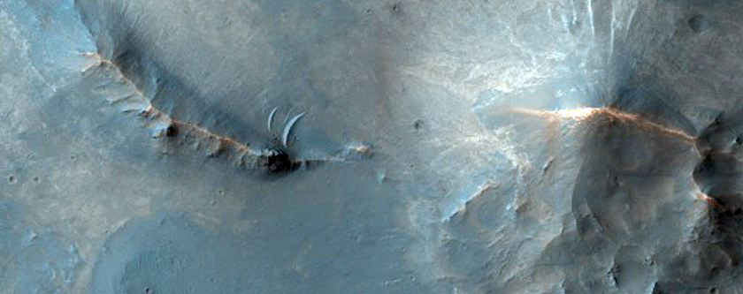 Impact Crater with Central Uplift
