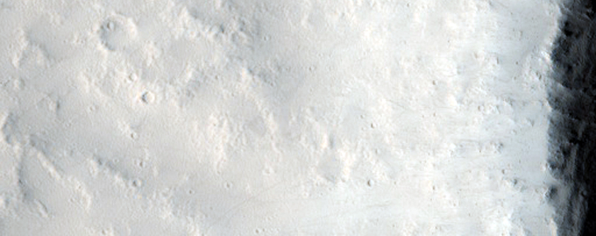 Crater on Ejecta
