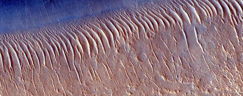 Edge of Mesa Near Idaeus Fossae
