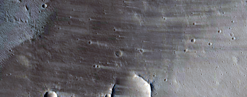 Terrain Northwest of Uranius Tholus
