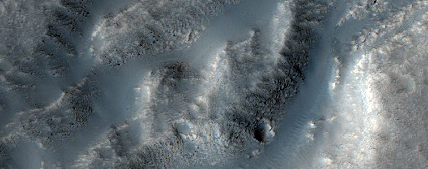 Gully on Hecates Tholus
