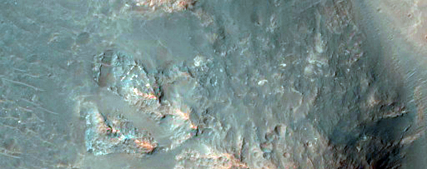 Impact Crater with Central Peak
