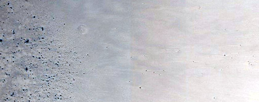 Crater Cut by Graben
