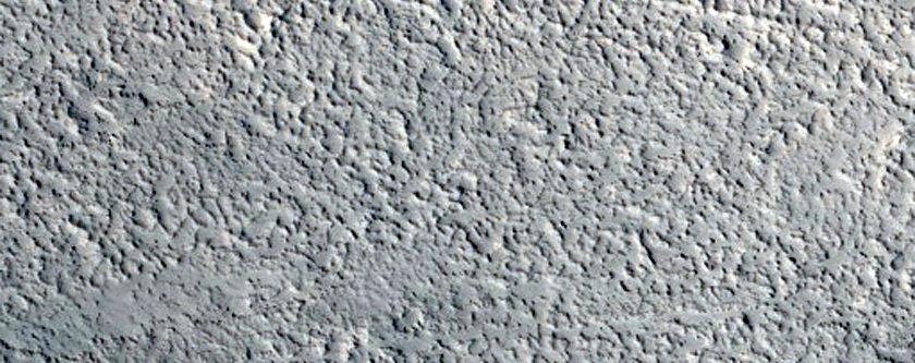 Breach in Crater Rim at Dichotomy Boundary
