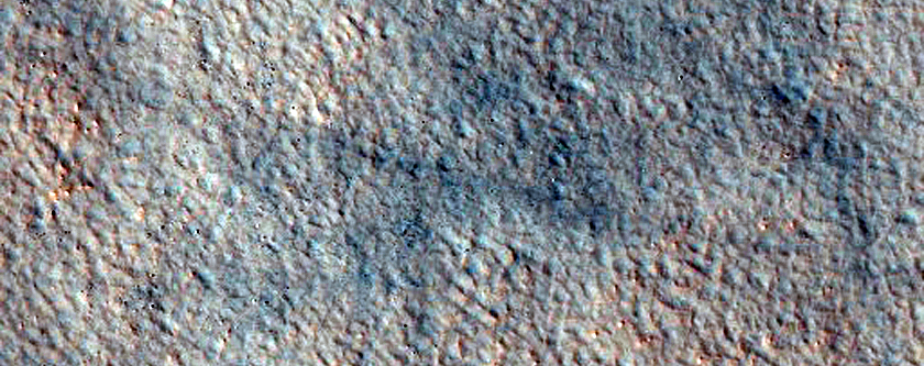 Small Crater on Mantling Deposit
