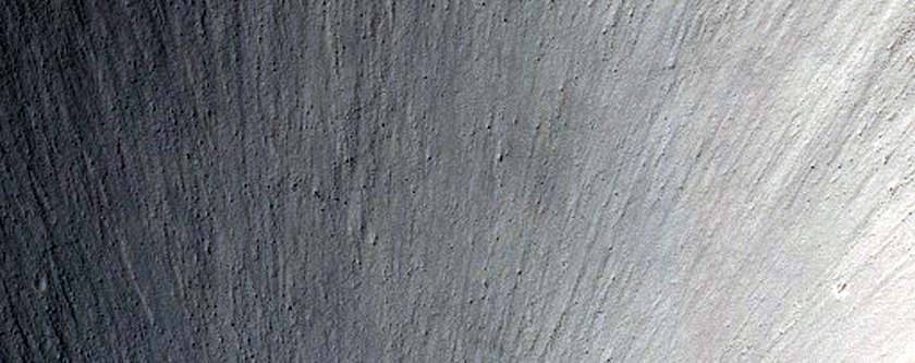 Well-Preserved Impact Crater in Southern Elysium Planitia
