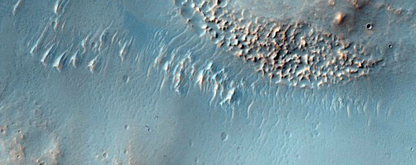 West Side of Somewhat Circular Mesa in Mariner 9 DAS 8656979
