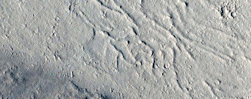 Streamlined Mound in Marte Vallis

