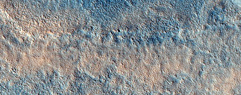 Mesa Island in East Acidalia Planitia
