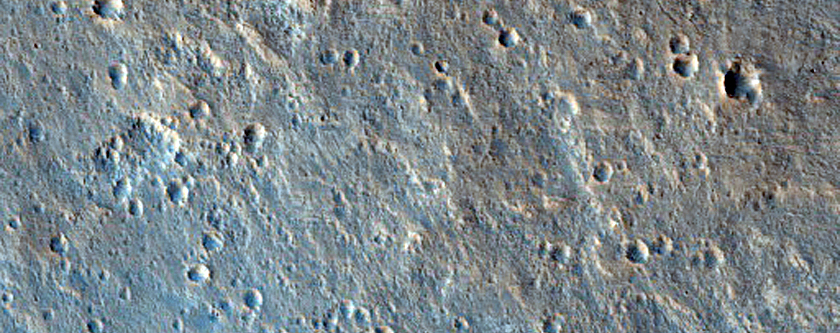 Possible Clay-Rich Terrain in Exposed Sedimentary Stratigraphy
