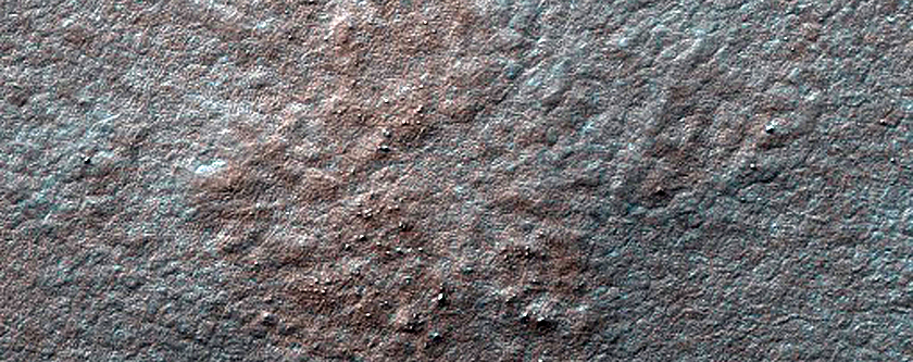 Observe Seasonal Defrosting of Tiny Crater
