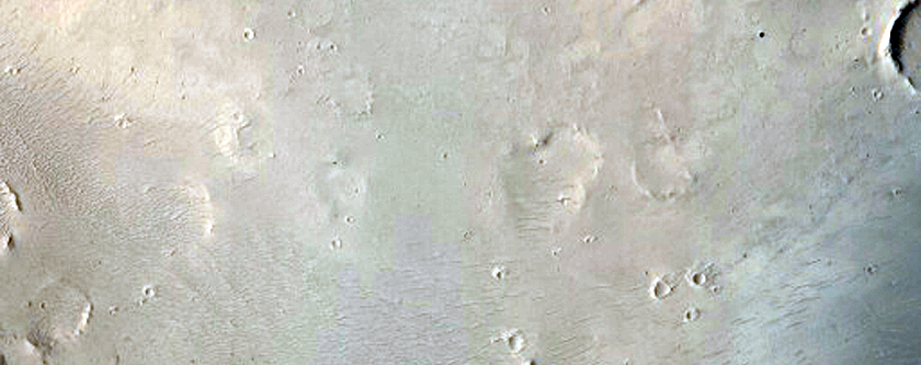 Slopes of Crater in Tartarus Colles
