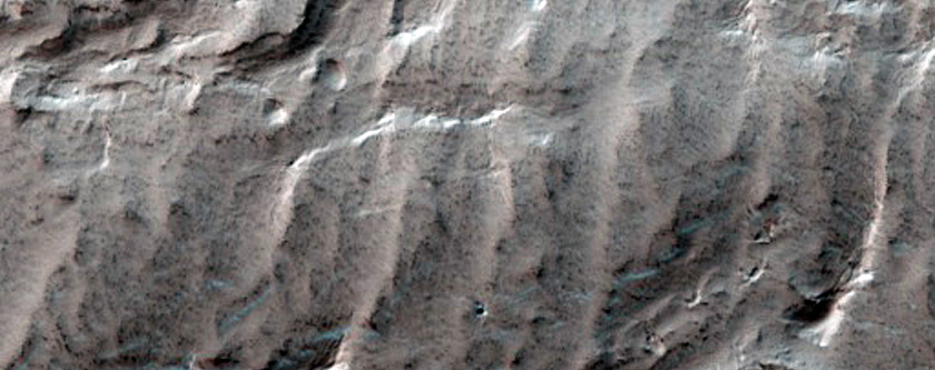 Edge of South Polar Layered Deposits
