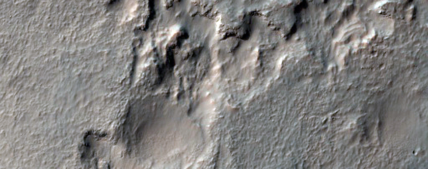 Possible Phyllosilicate-Rich Terrain in North Rim of Argyre Region
