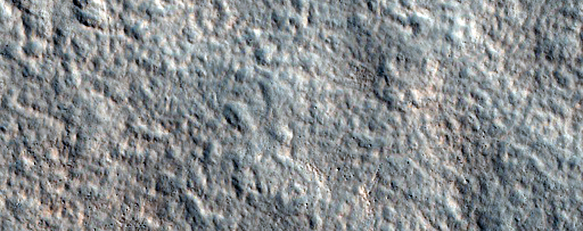 Crater Ejecta in Northern Lowlands

