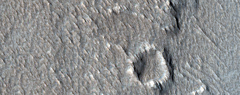 Arsia Mons Southern Lava Flows
