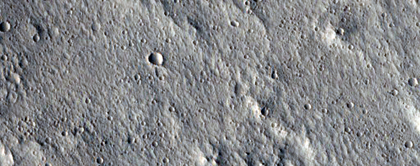 Terrain Sample Northwest of Olympus Mons
