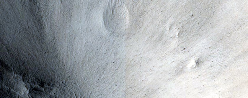Crater in Tartarus Colles
