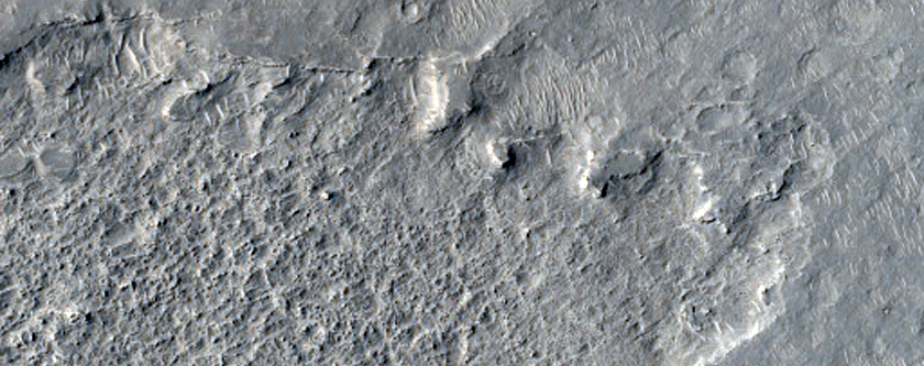Basin Draining to Robert Sharp Crater
