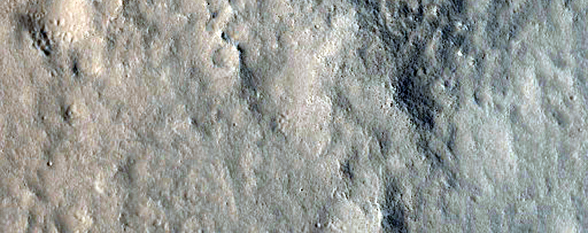 Ridge in Utopia Planitia
