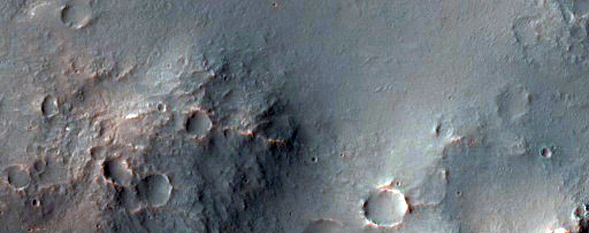 Linear Trench Cutting Impact Crater
