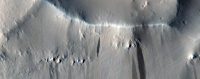 Mesa in Amazonis Planitia
