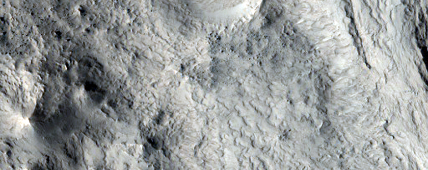Possible Phyllosilicates in Central Peak of Impact Crater
