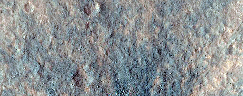 Youthful Dark Rayed Crater with Boulders in Primary Ejecta Deposit
