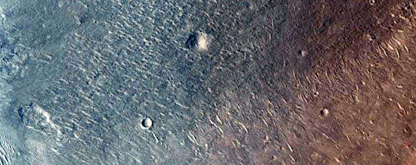 Polygonal Veins in Robert Sharp Crater
