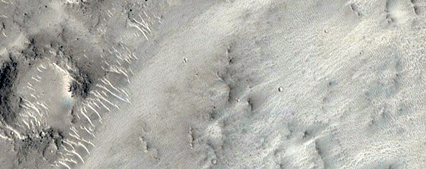 Landforms in Northeast Syrtis Major Region
