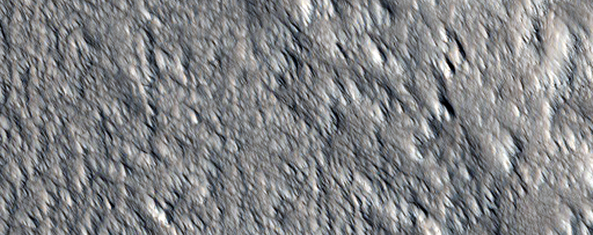 Glacial Fill in Acheron Fossae Tectonic Region
