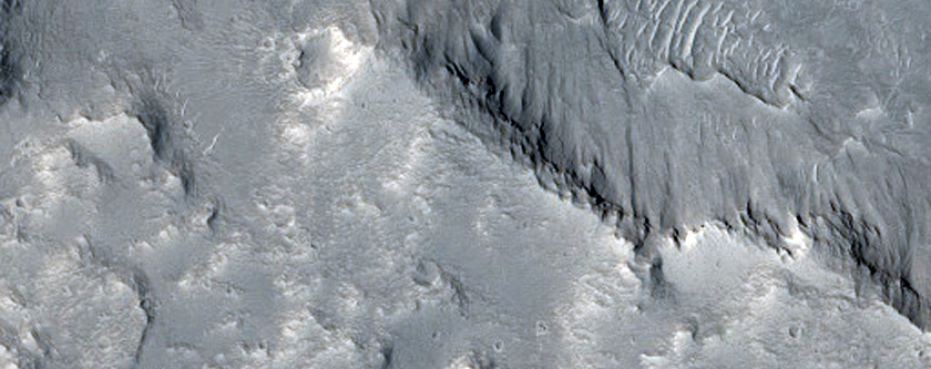 Layers along a Mesa in Aeolis Region
