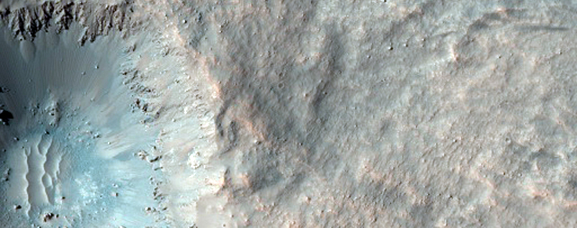 Monitor Slopes of Small Crater
