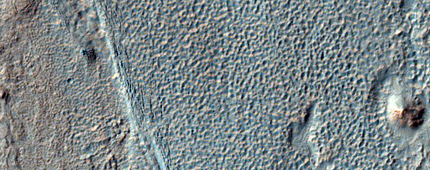 Flow Features in Argyre Region West of Hale Crater
