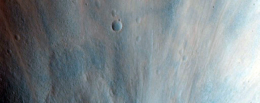 Crater with Steep Slopes

