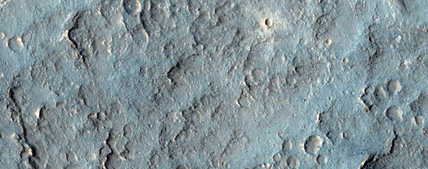 Pitted Cone in Melas Chasma
