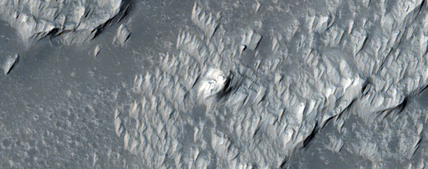 Arsia Mons Region Lava Flows
