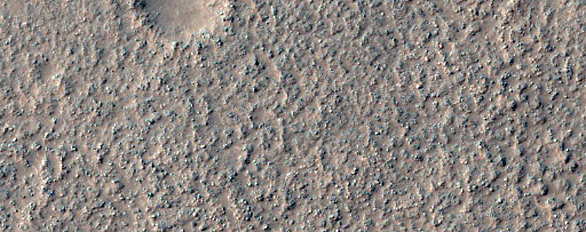 Rocky Ground on Floor of Greeley Crater
