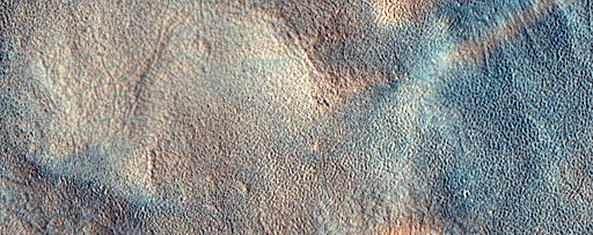 Low-Albedo Region of Utopia Planitia

